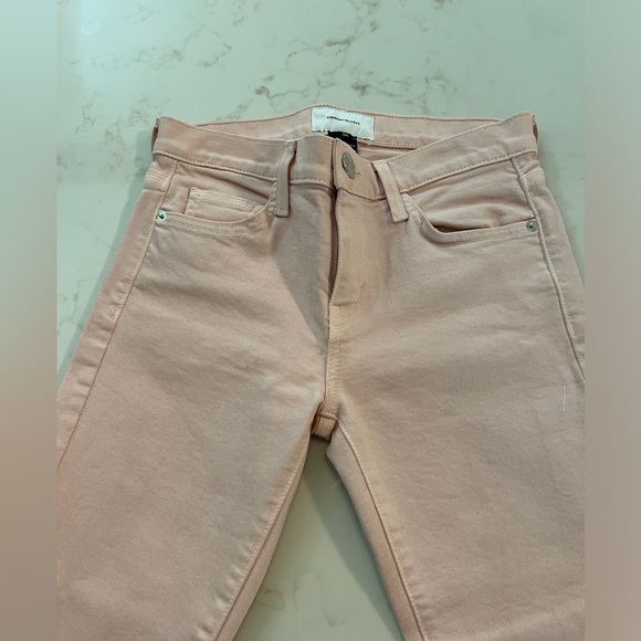 Current/Elliott Primrose Pink Released Hem The Stiletto Jean - Picture 3 of 5